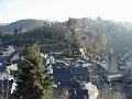 View of Monschau from the ruins above the town